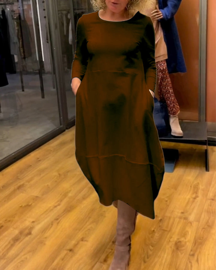 ALINA™ -  Chic Midi Dress