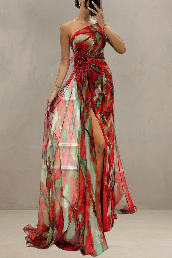 MIA | VIBRANT DRAPED DRESS