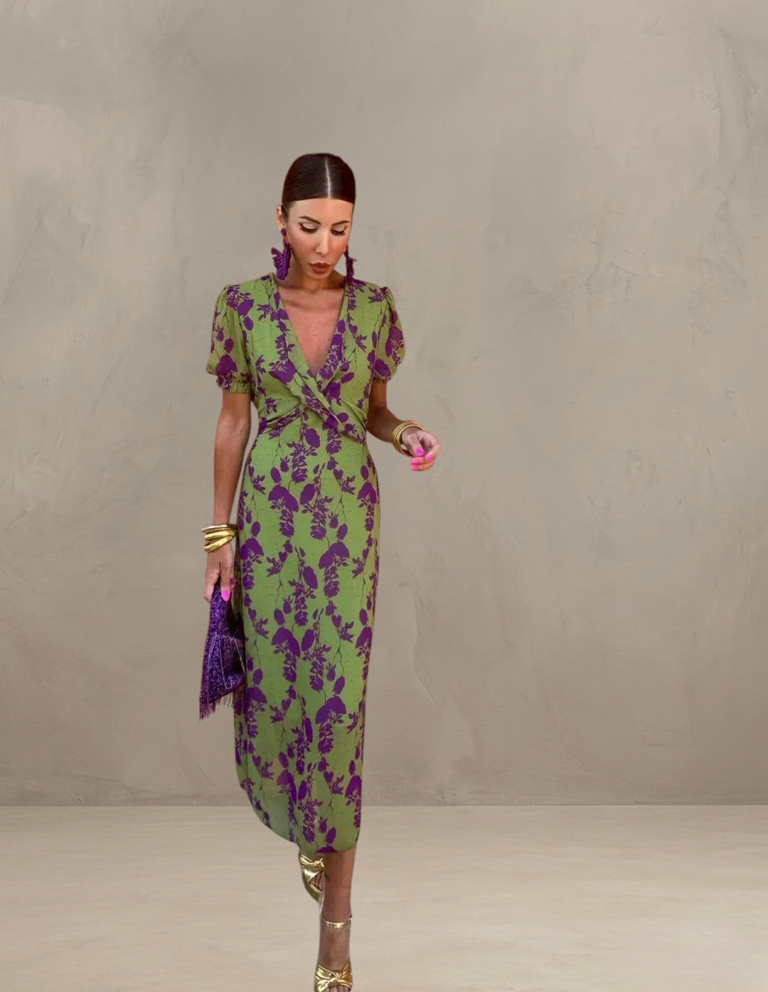JANEY | COLOURFUL SUMMER PRINT DRESS