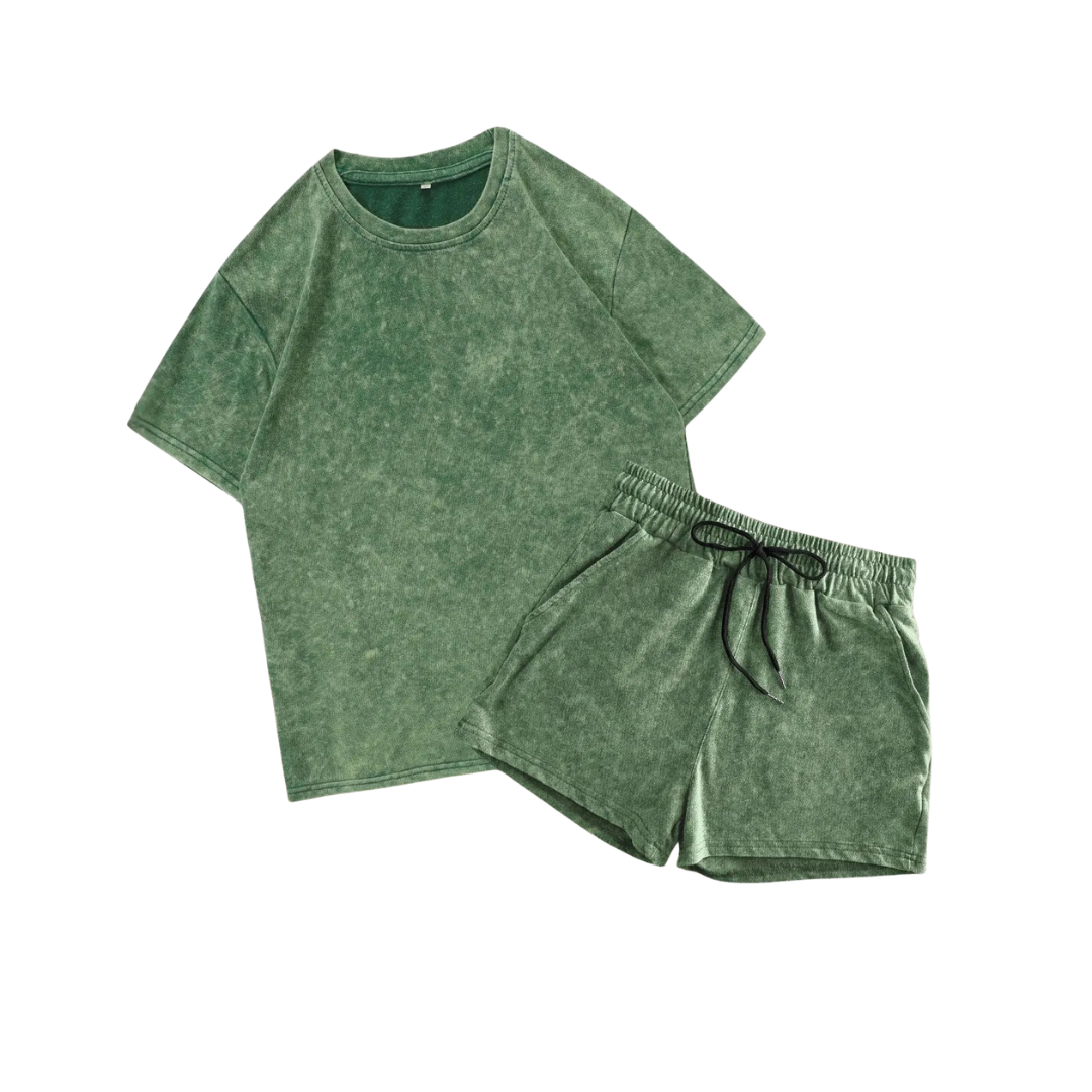 KEN – Relaxed Print Athletic Two-Piece Set