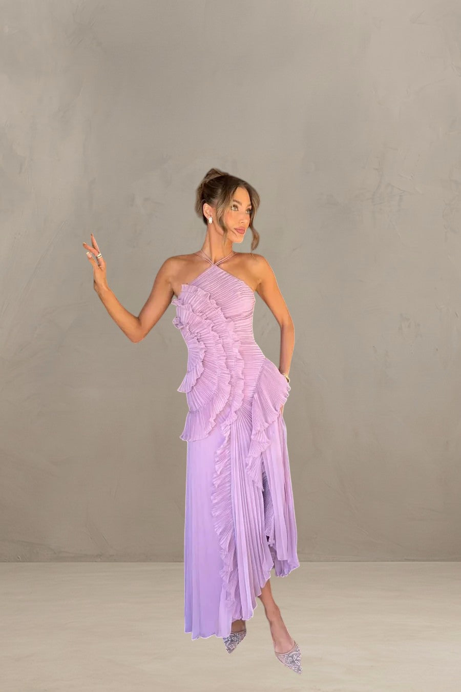 ISADORA | ASYMMETRIC ELEGANT MAXI DRESS