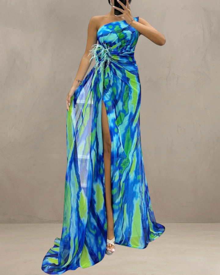 MIA | VIBRANT DRAPED DRESS