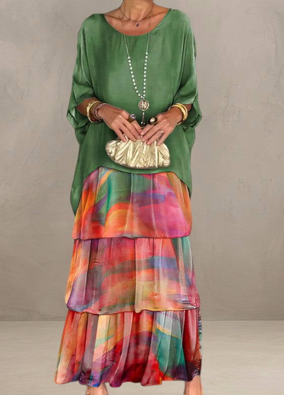 LUNARA | FLOWING ELEGANT MAXI DRESS