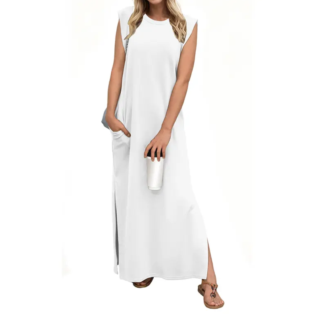 LYDIA™ – Breezy Split Pocket Maxi Dress