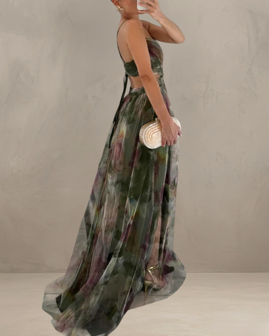 GRACE | ROMANTIC SHEER-LAYERED DRESS
