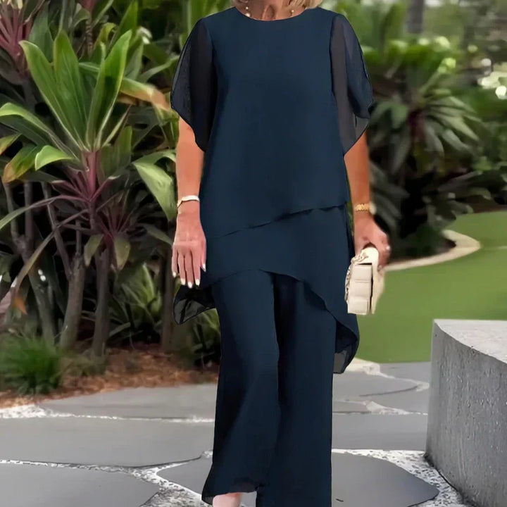 LISA | Top & Wide Leg Pants Set