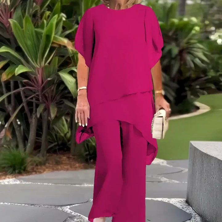 LISA | Top & Wide Leg Pants Set