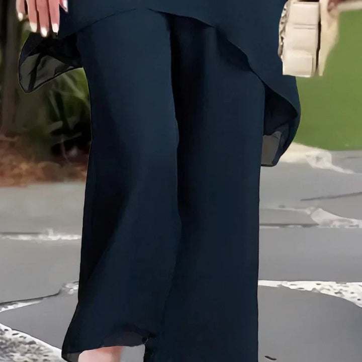 LISA | Top & Wide Leg Pants Set