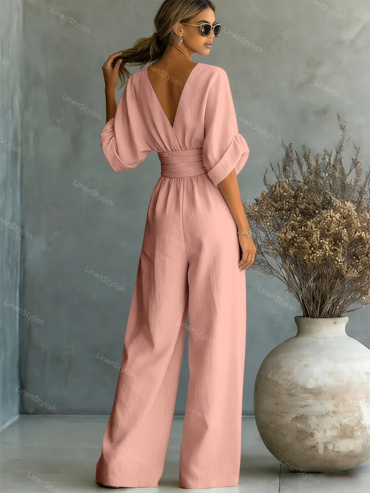 Elira Essential V-Neck Jumpsuit